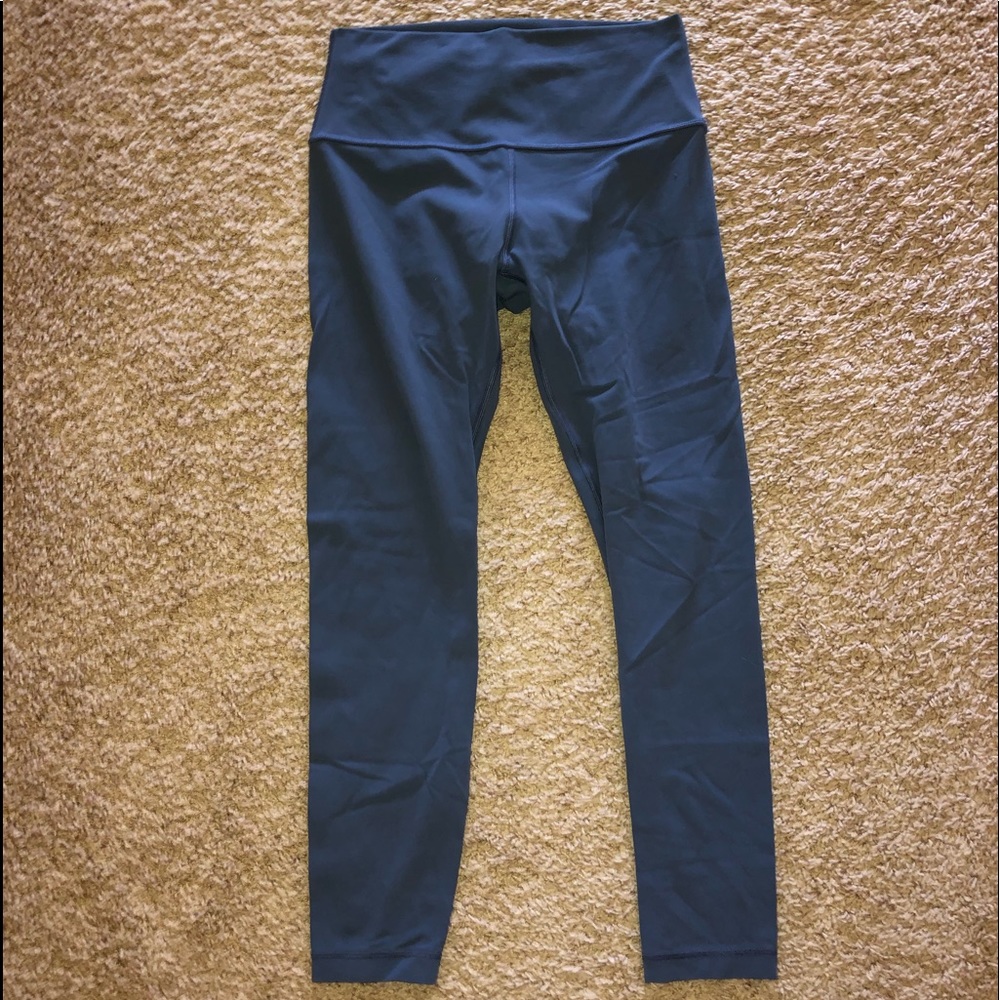 Grey blue lululemon leggings